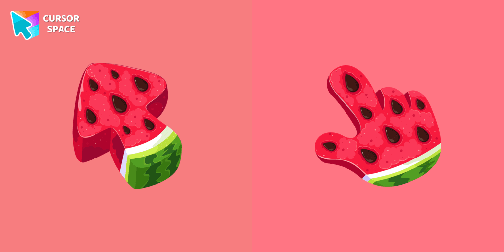Watermelon Texture cursor cursor pack